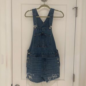 Old Navy Women’s Short Overalls Spring And Summer Clothing Distressed